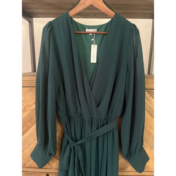 NWT Baltic Born Green Maxi Dress 1XL - Picture 2 of 6